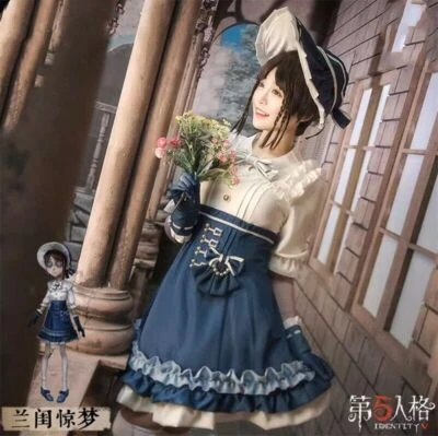Identity Ⅴ Gardener Emma Woods Cosplay Costume Halloween Lolita Outfit Full Set - Image 1 of 4