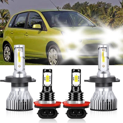 Combo de 4 bombillas LED antiniebla para Ford Figo 2016-2020 H4 9003 H11 Foto 1 de 4