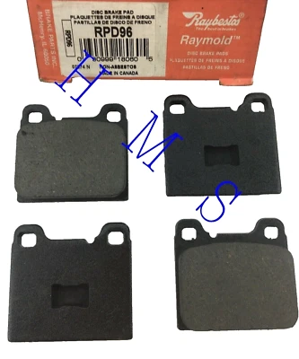 JUEGO PASTILLAS FRENO DISCO RAYBESTOS RPD96 SE ADAPTA A MERCEDES-BENZ, PORSCHE 911, SAAB 99 Foto 1 de 3