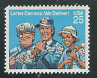Scott #2420...25 Cent...Letter Carriers...5 Stamps