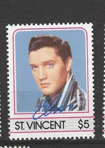 St. Vincent Elvis Stamps Briefmarken Sellos Timbres - Bild 1 von 1
