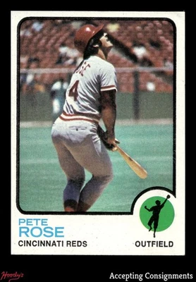 1973 Topps #130 Pete Rose Reds Ex - Ex/Como Nuevo Foto 1 de 2