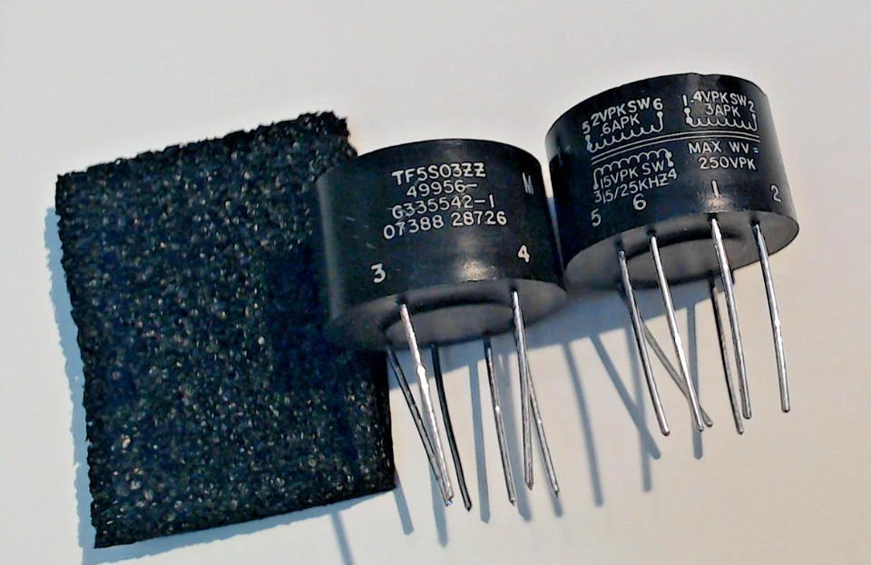 Lot of 6 TF5S03ZZ MIL-SPEC Pulse Transformers 250VPK – G335542-1 – NOS - Image 1 of 1