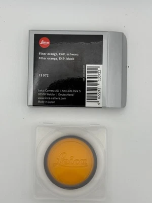 Leica E49 13072 Orange 49mm Filter - Image 1 of 2