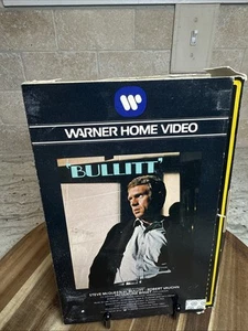 Bullitt (1968) VHS Big Box WCI Home Video 1980 FIRST VHS RELEASE Steve McQueen - Picture 1 of 7