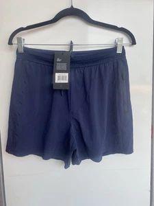 Pantalones Cortos de Correr Ten Thousand Session Para Hombre Azul Marino Forro 5" Entrepierna Talla Pequeña Nuevos - Imagen 1 de 15