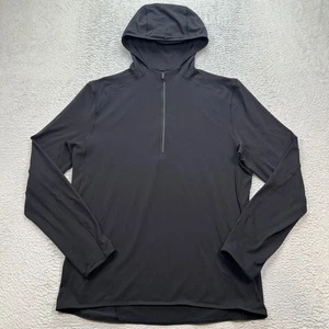 Lululemon Fuel the Track 1/2 Zip Hoodie Herren Gr. Large schwarz Active Pullover - Bild 1 von 12