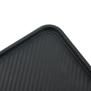 1*Black Car Front Dashboard Silicone Non-Slip Storage Catcher Pad Mat Convenient - Picture 1 of 12