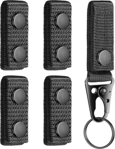 Cinturón de trabajo para guardianes de cinturón de 5 piezas, cinturón de nailon tejido de canasta para policía de 2" de ancho - Imagen 1 de 7