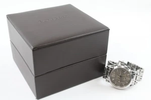 Mens Burberry Chronograph Steel Watch Ref. BU 1360 Quartz Working Needs Repair - Picture 1 of 4