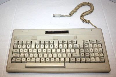 Teclado de computadora personal vintage TANDY 1000 sin probar, como está, solo teclado Foto 1 de 4