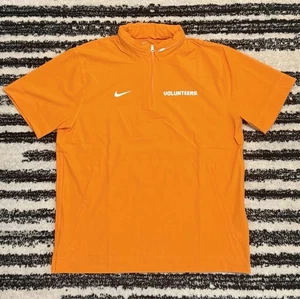 Nike Tennessee Volunteers Sideline 1/4 Zip Manica Corta Giacca Felpa con Cappuccio Uomo XL - Foto 1 di 13