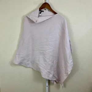 Eileen Fisher Silk Blend Asymmetrical Poncho Coastal Grandma Quiet Luxury - Picture 1 of 4