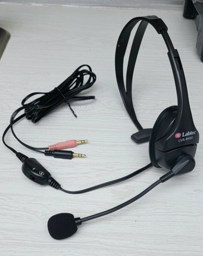 NEW LABTEC LVA-8450 CLEARVOICE HEADSET BOOM MIC / NO BOX - Image 1 of 1