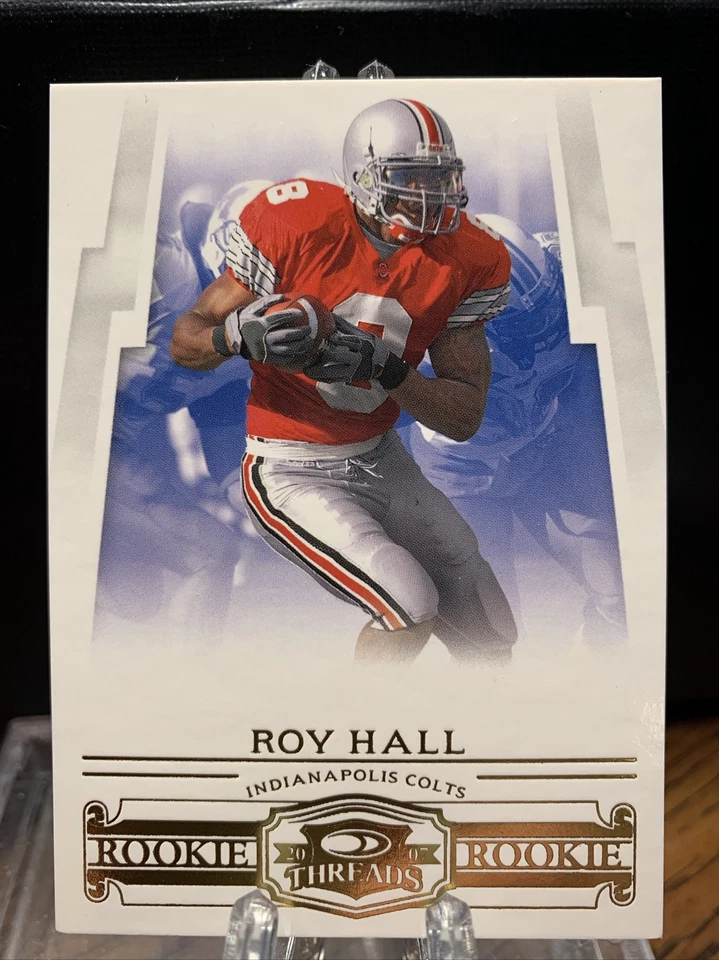 2007 Donruss Roy Hall Rookie Threads #165 Indianapolis Colts Rookie Card /999 - Image 1 of 2