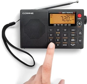 C. Crane CC Skywave 2 AM, FM, Shortwave, NOAA Weather + Alert, VHF Aviation Band - Picture 1 of 8