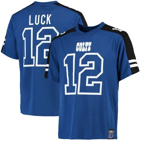 Andrew Luck Indianapolis Colts NFL Mens Hashmark Jersey Big & Tall Size 4XT Cover