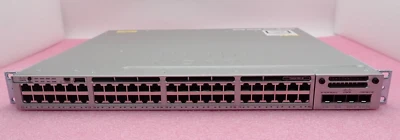 Cisco Catalyst WS-C3850-48T-S 48x 1GbE RJ45 Port Managed Switch + C3850-NM-2-10G - Image 1 of 4