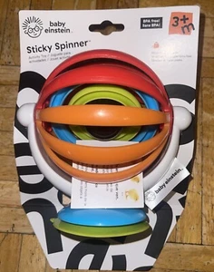 Juguete de actividad silla alta sin BPA Baby Einstein Sticky Spinner, edades 3 meses+ - Imagen 1 de 2