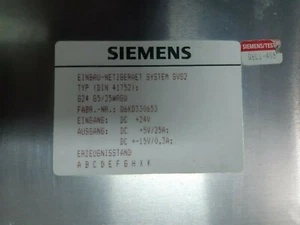 SIEMENS SVS2; G24-G5/25WRGD G24G525WRGD 6EV 3054-OGC 0GC ; G24 G5/25WRGD - Picture 1 of 10