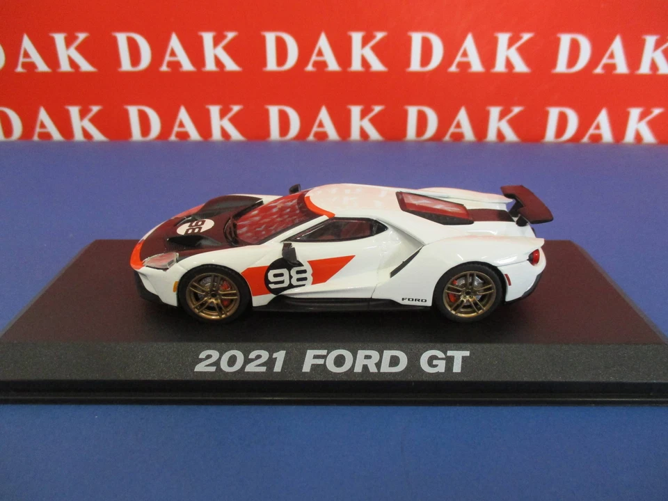 Die cast 1/43 Modellino Auto Ford GT N98 2021 by Greenlight - Immagine 1 di 4