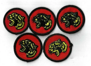Lot of 5 TIGER Patrol Patches Full Color Authentic Ready To Use [PH545] - Picture 1 of 1