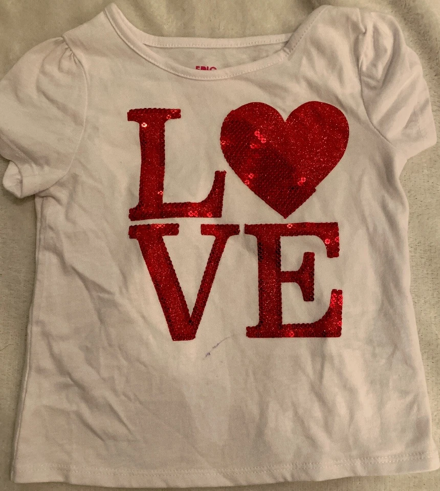 New Girls Epic Treads Graphic Tees White Shirt Summer SZ 5 Toddler Clothing  - Image 1 of 1