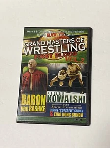 Grand Masters of Wrestling: Volume 2 (DVD, 2006, Full Screen, Slim - Picture 1 of 2