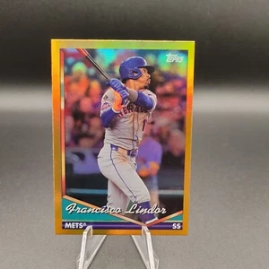 🍊 2024 Topps Archives Francisco Lindor Orange Hot Foilboard SSP /15 🍊  - Bild 1 von 7