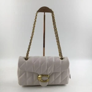 COACH CP150 White Tabby Shoulder Bag 26 Leather Outlet - Bild 1 von 5