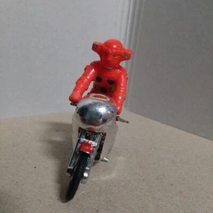 Super Rare Yonezawa Toys Diapet 332 Red Baron Motorcycle Showa Retro akairo red - Picture 1 of 7