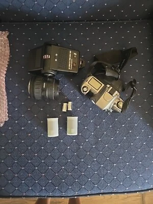 Nikon N65 Camera With A Quantaray 28-90 1:3.5-5.6 Macro Lens And A Vivitar... - Image 1 of 4