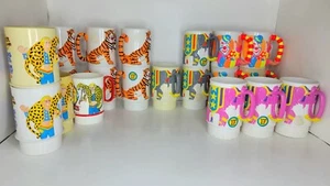 Elephants: Ringling Bros Barnum And Bailey Circus Plastic Mug Collection 1988 - Picture 1 of 4