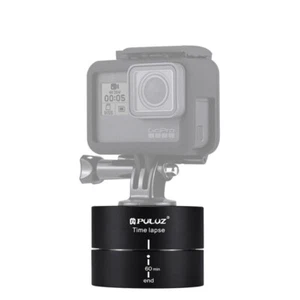 PULUZ 360 Degrees Rotation 60 Minutes Time Lapse Stabilizer Tripod Head Adapter - Picture 1 of 7