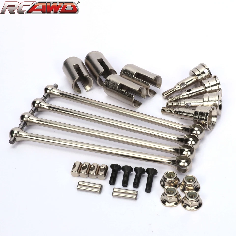 Eje de transmisión CVD de alta resistencia delantero trasero de acero 4x #45 para ARRMA 3S BLX Big Rock V3  Foto 1 de 4