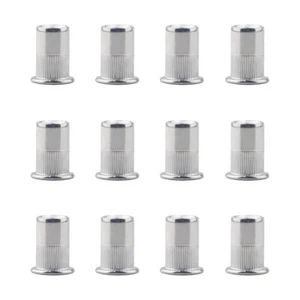 Einnietmutternsatz Edelstahl/Kohlenstoffstahl Nietmutterneinsatz Nutsert Gewinde M5-M10 - Bild 1 von 16