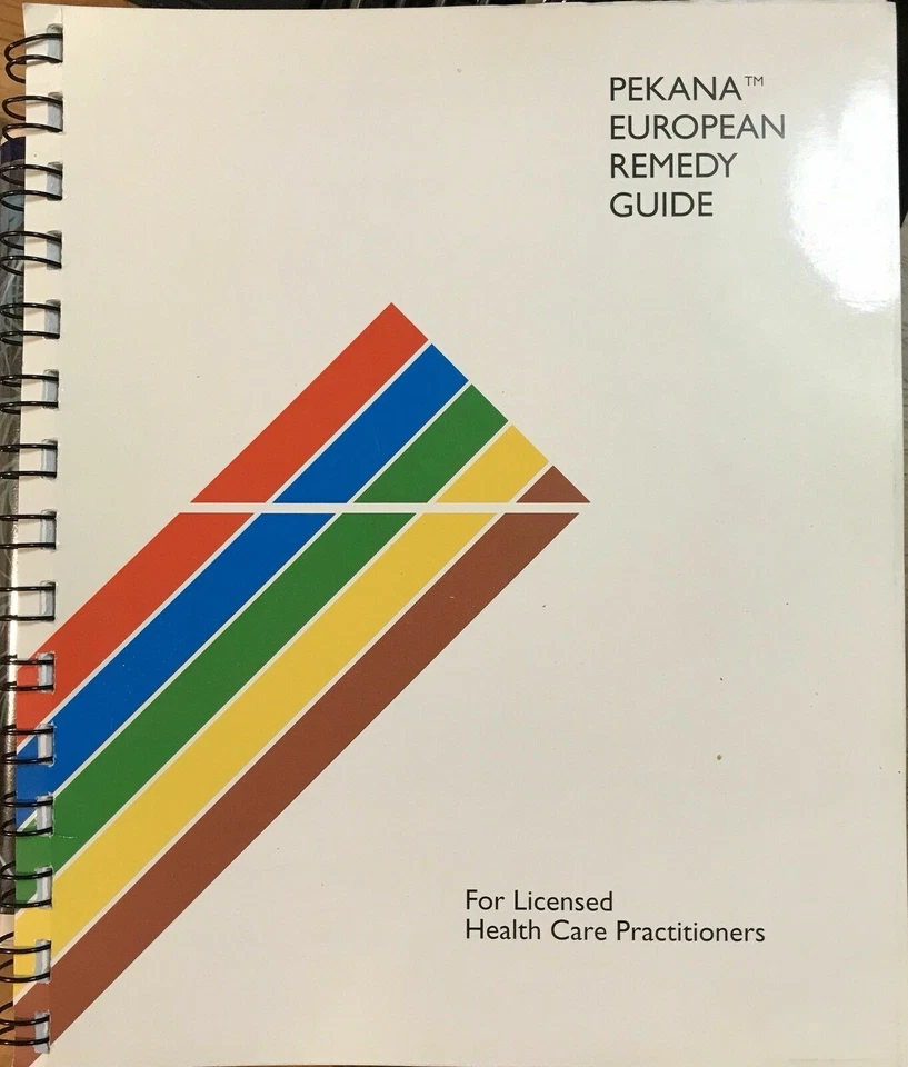 PEKANA European Remedy Guide HOMEOPATHY For Health Professionals (2008 revised)  - Image 1 of 1