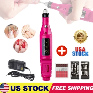 Pedicure Machine Set Kit Professional Electric Nail File Drill Manicure Tool ! - Picture 1 of 12