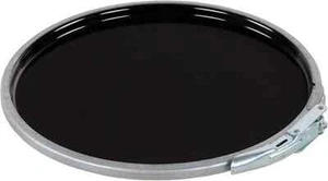 Vestil LID-STL-LL Steel Lever Lock Pail Lid, for 5 1 Count (Pack of 1), Black - Picture 1 of 2