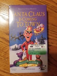 SANTA CLAUS IS COMING TO TOWN - Christmas Classic Series (VHS, 1993)