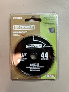 Rockwell RW9229 Stahl 15.000 U/min Versacut Kreissägeblatt #44x3-3/8 Durchmesser in. - Bild 1 von 2