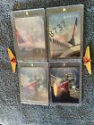 Delta Pilot Trading Cards. Set Of Four Rare Holographic Cards.  +2 Set Of Wings.
