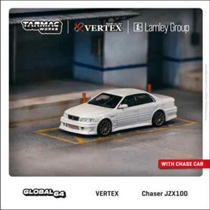 Tarmac Works 1:64 Chaser JZX100 White Metallic Model Car - Picture 1 of 5