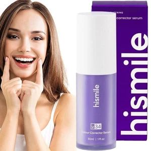 Hi smile v 34 Colour Corrector Tooth Stain Removal Purple Teeth Whitening 30ml