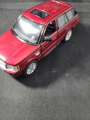 Range Rover Sport Kinsmart Diecast 1:38 Scale maroon  - Image 1 of 4