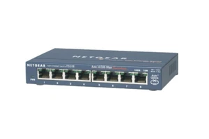 Netgear ProSafe FS108 Fast Ethernet Switch with Power Adapter - Picture 1 of 1