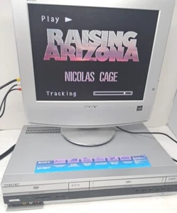 Sony SLV-D261P DVD VCR Combo Player VHS Recorder Progressive Scan 4 Head TESTED - Picture 1 of 19