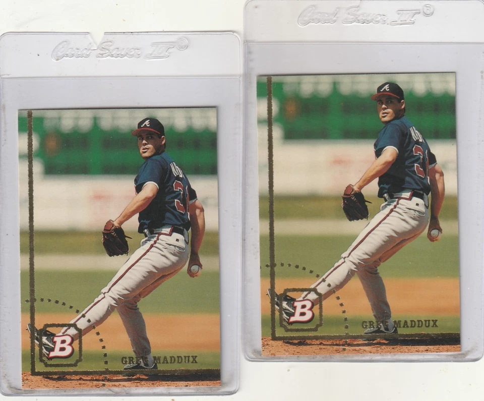 2- 1994  BOWMAN  GREG MADDUX  #245   NM/MT  INV 487 - Image 1 of 1