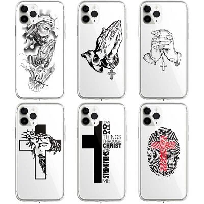 Faith Christian Religious Jesus Phone Case for Iphone 16 13 14 15 11 12 ProMax 7 - Image 1 of 4
