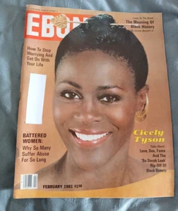 CICELY TYSON - EBONY MAGAZINE-FEB 1981--MEANING OF BLACK HISTORY - Stop Worrying - Picture 1 of 7